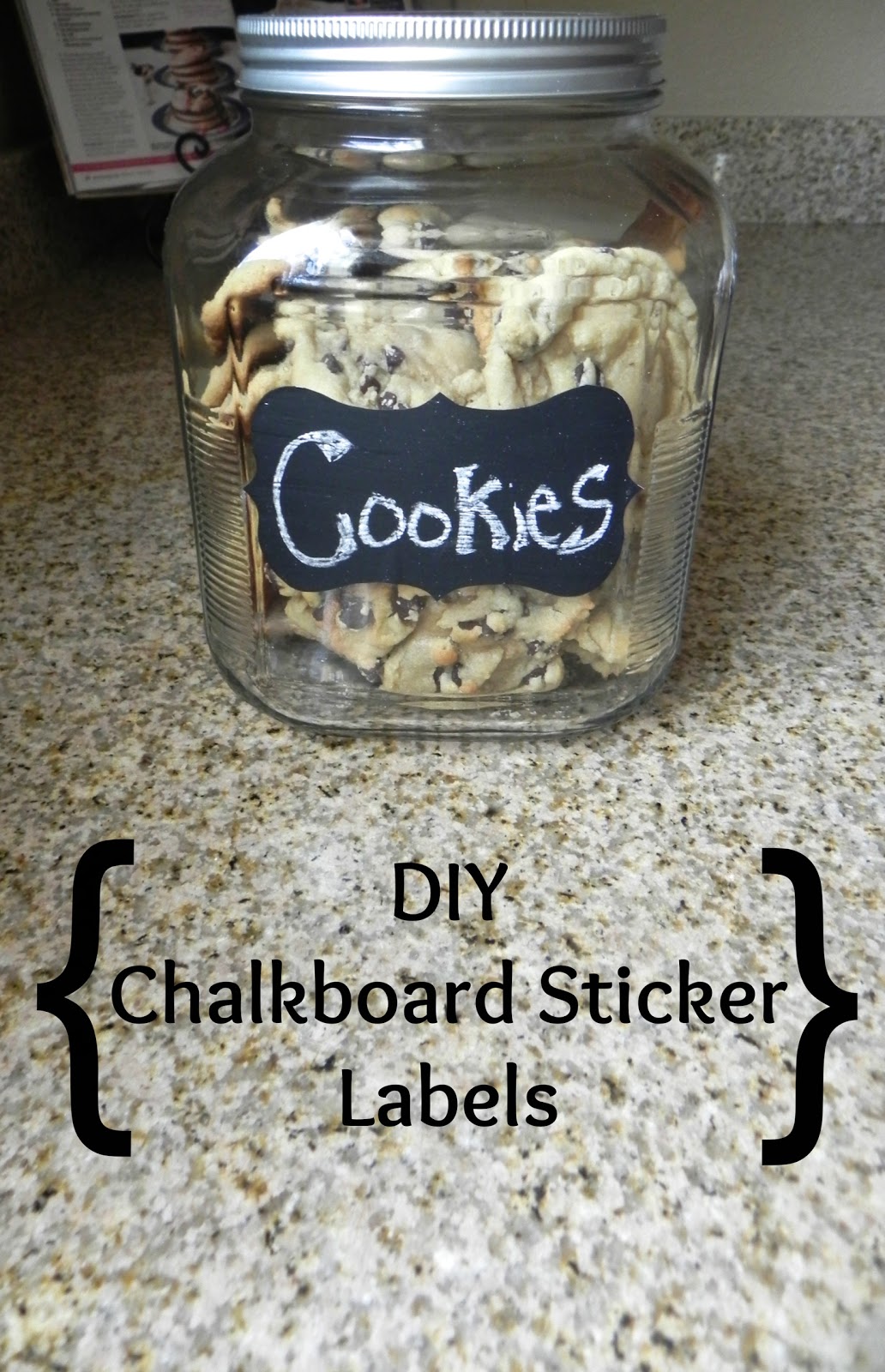 Life Unexpected DIY Chalkboard Sticker Labels