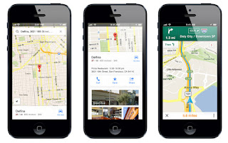 google maps iphone iOS