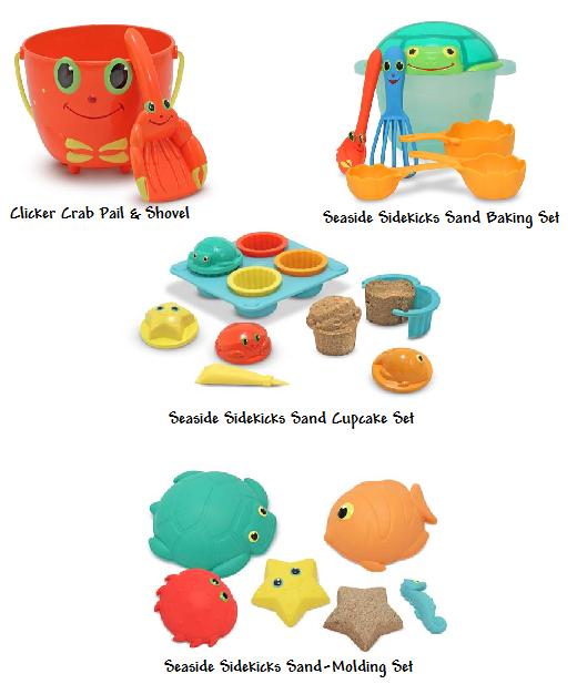 melissa & doug sunny patch seaside sidekicks sand baking set