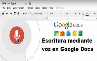 Imagen Google Docs Escritura mediante voz