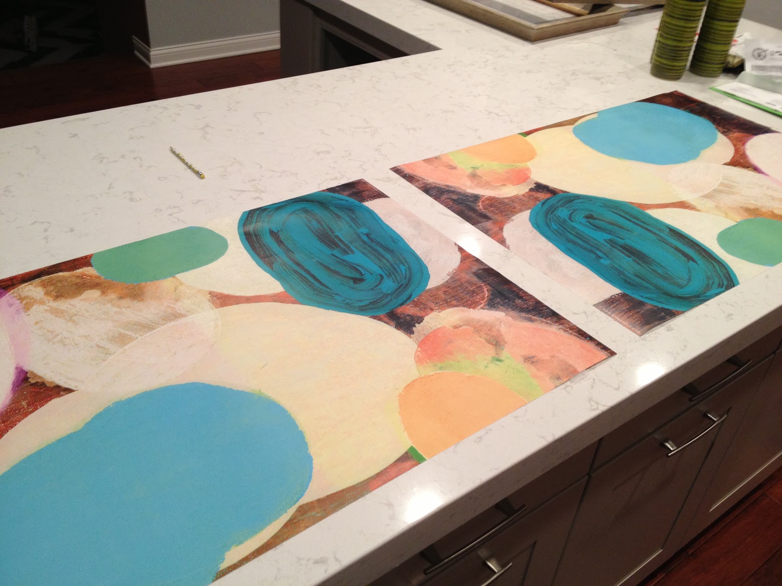 House Envy Inexpensive DIY Artwork & Wrapping Paper