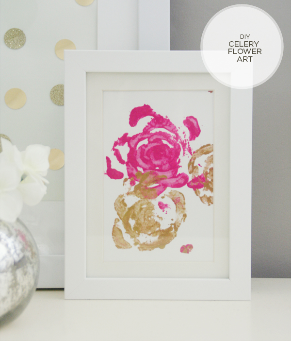 DIY Celery "Flower" Art B.A.S Blog