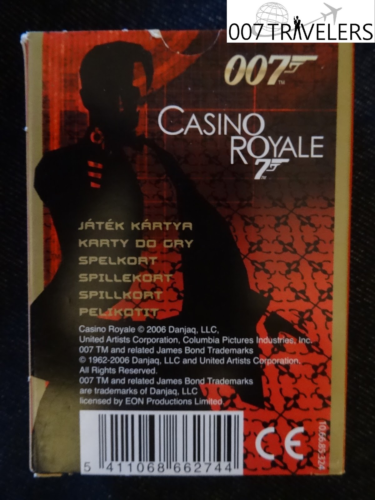 007 Item 007 Casino Royale playing cards 007 Blog