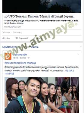 berita dari fanspage facebook yang di like Cara Menghentikan Tampilan Fanspage Facebook