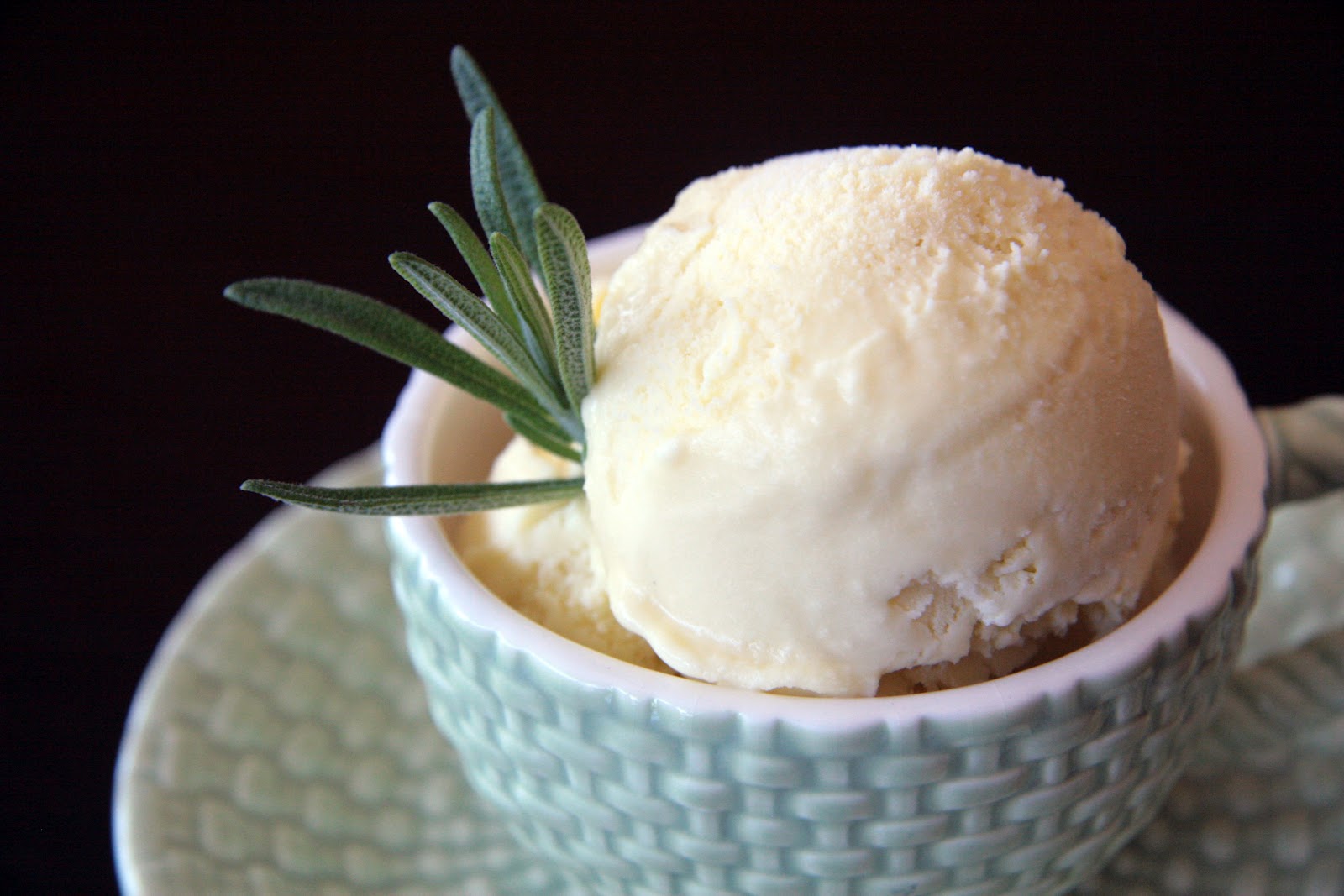 Olive Oil Rosemary Ice Cream » Local Food Rocks