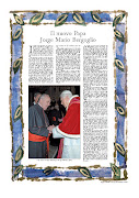 Edición extraordinaria de L'Osservatore Romano por la elección del Papa . catholicvs franciscus pp osservatore romano 