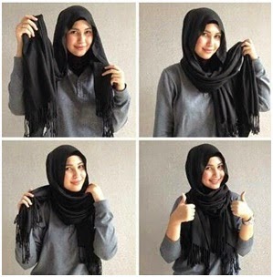 Hijab Panjang Lalat-lilit
