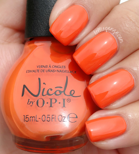 Nicole by OPI The Look Is Orange