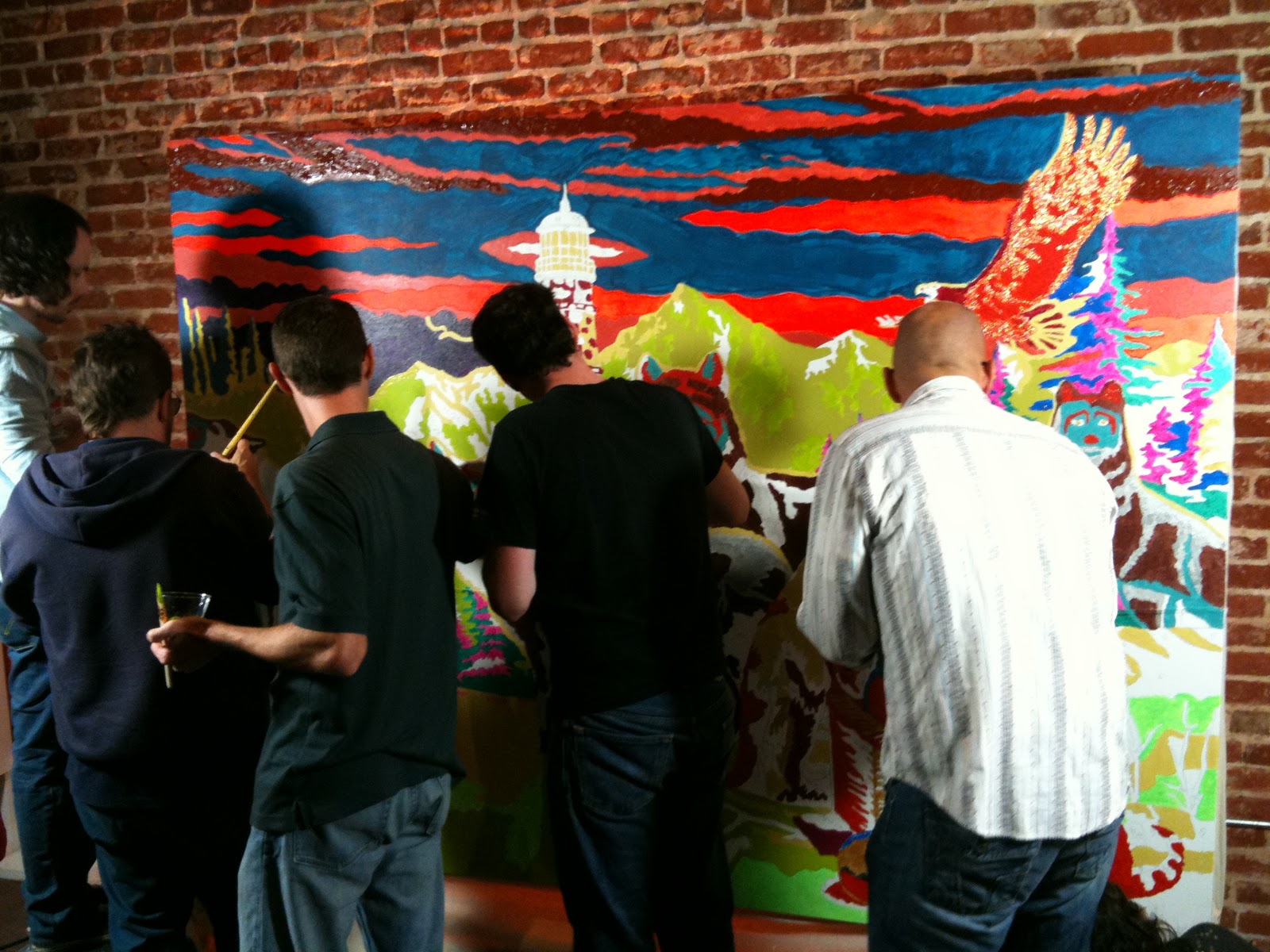 Libby Dibby Stuff Paint by Numbers Party (I have the coolest friends!)