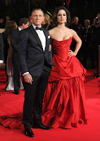Berenice Marlohe at the red carpet with Daniel Craig