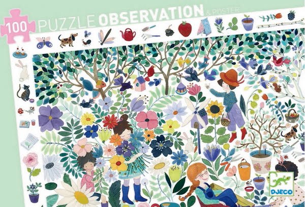 Djeco Observation Puzzle 1000 Flowers