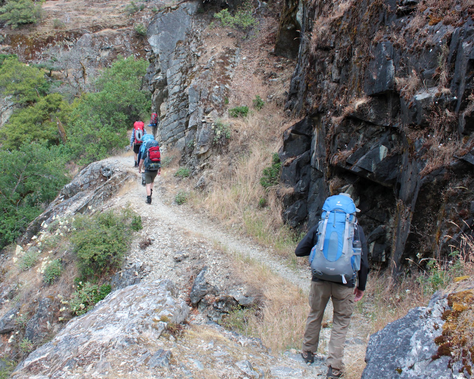 Richard Hikes Rogue River Trail backpack