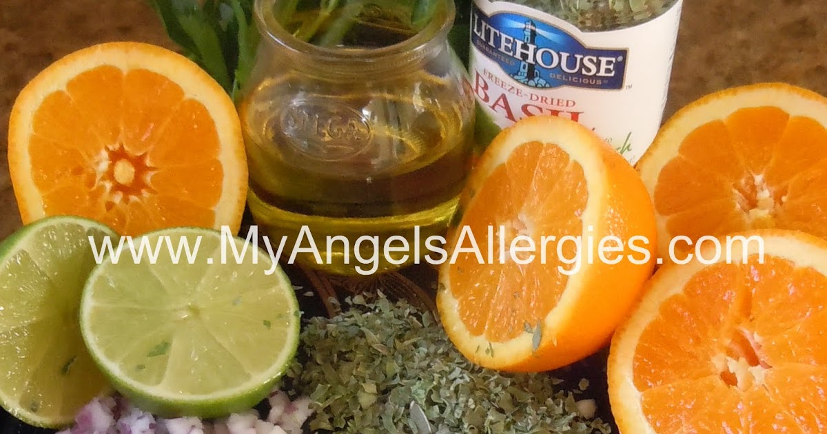 CitrusBasil Dressing My Angel's Allergies