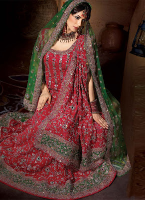 Pakistani bridal wear and accessories for the bride