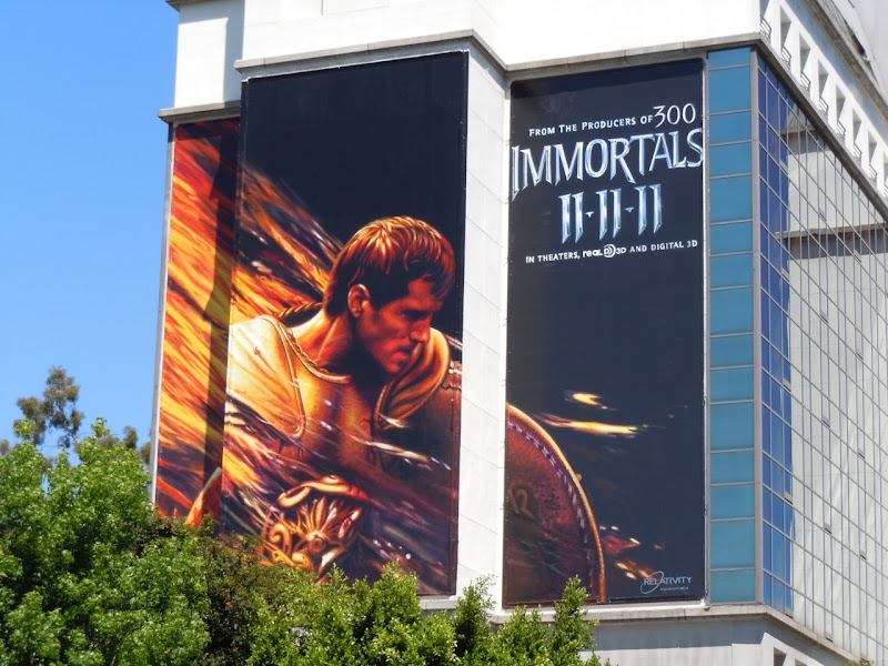 Immortals Henry Cavill billboard