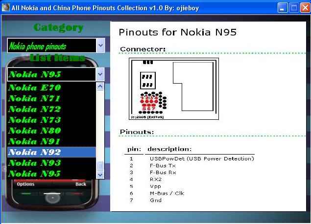 nokia n70 pinout