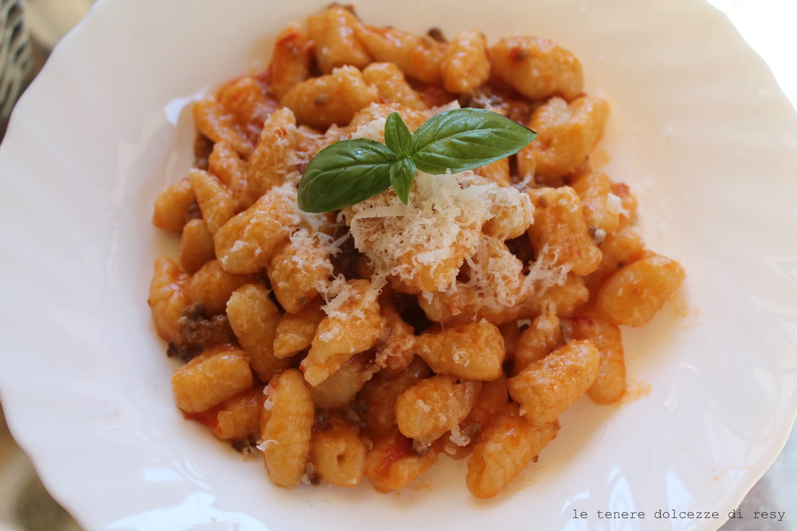 le tenere dolcezze di resy Cavatelli al ragù