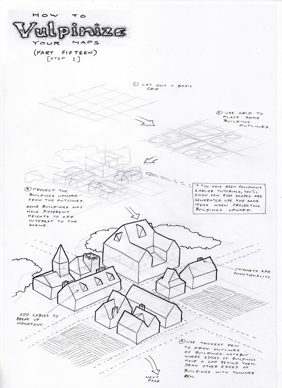 Map Drawing Tutorial 15 (Part 1) Isometric Mapping