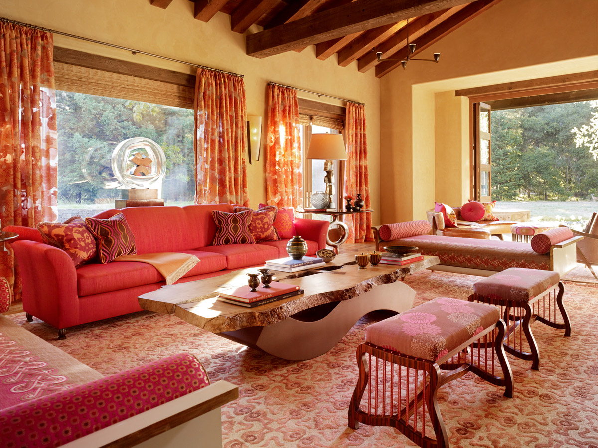 seventies inspired home luxury