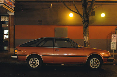 OLD PARKED CARS.: 1982 Datsun/Nissan Sentra Hatchback. OLD PARKED CARS.: 1982 Datsun/Nissan Sentra Hatchback.