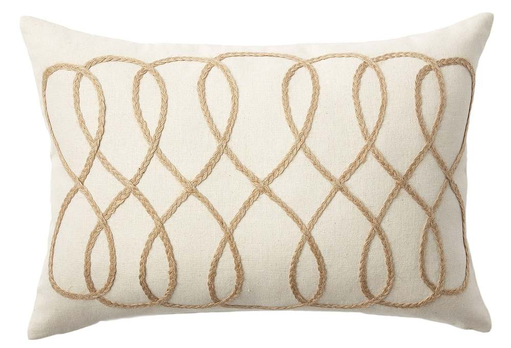 loft & cottage miniproject simple rope design pillow