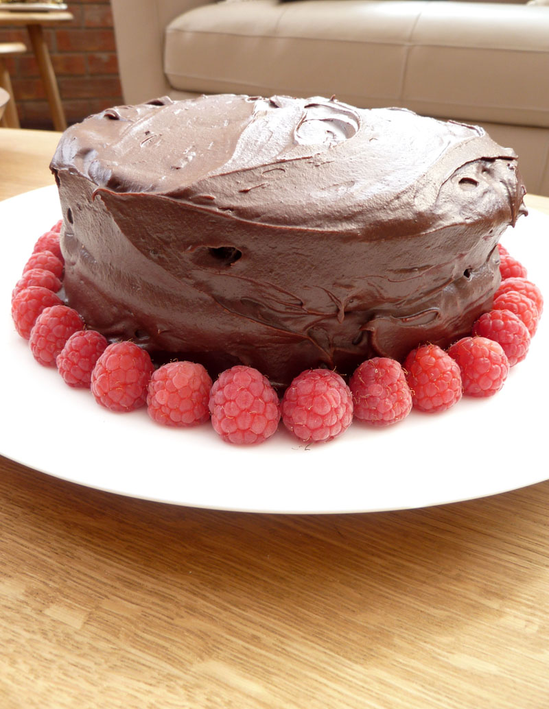 Pony Chops Indulgent Vegan Chocolate Fudge Cake