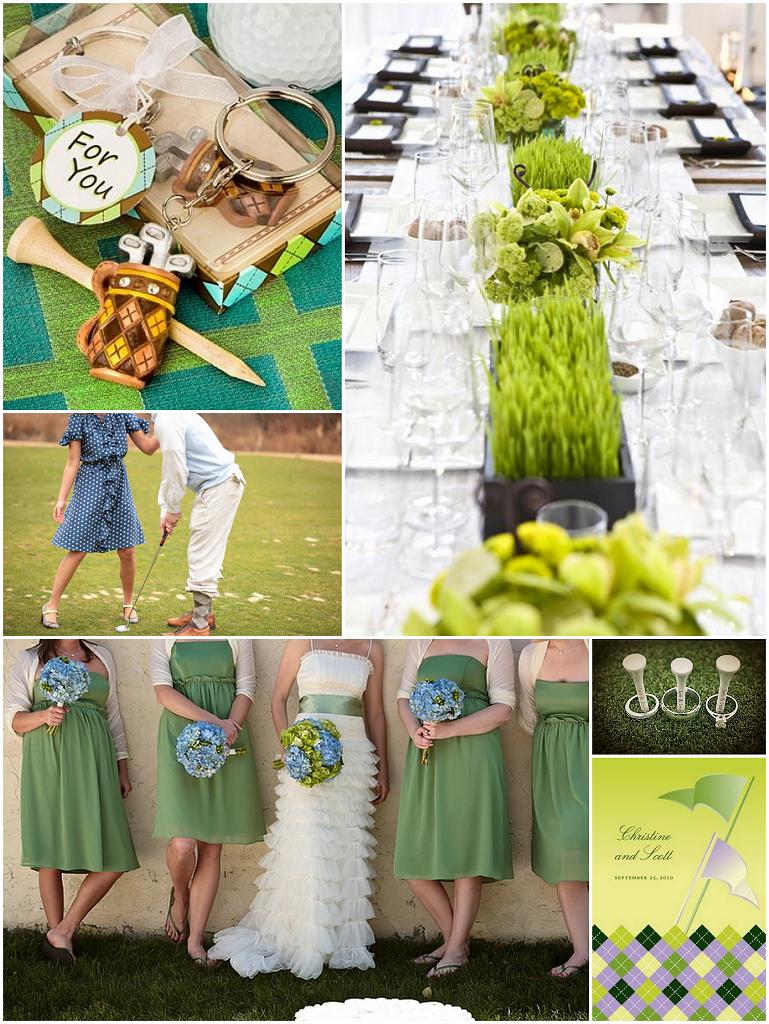 golf themed table plan