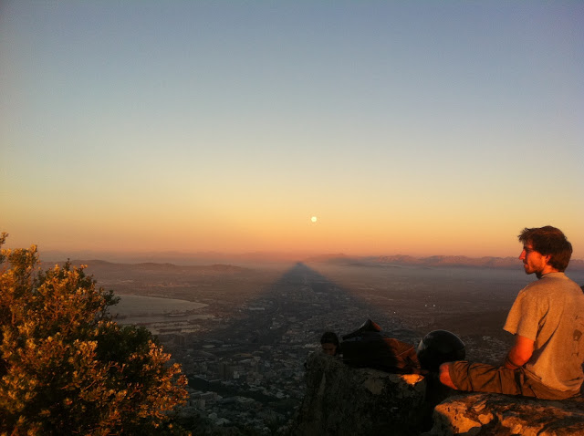Random guy and full moon