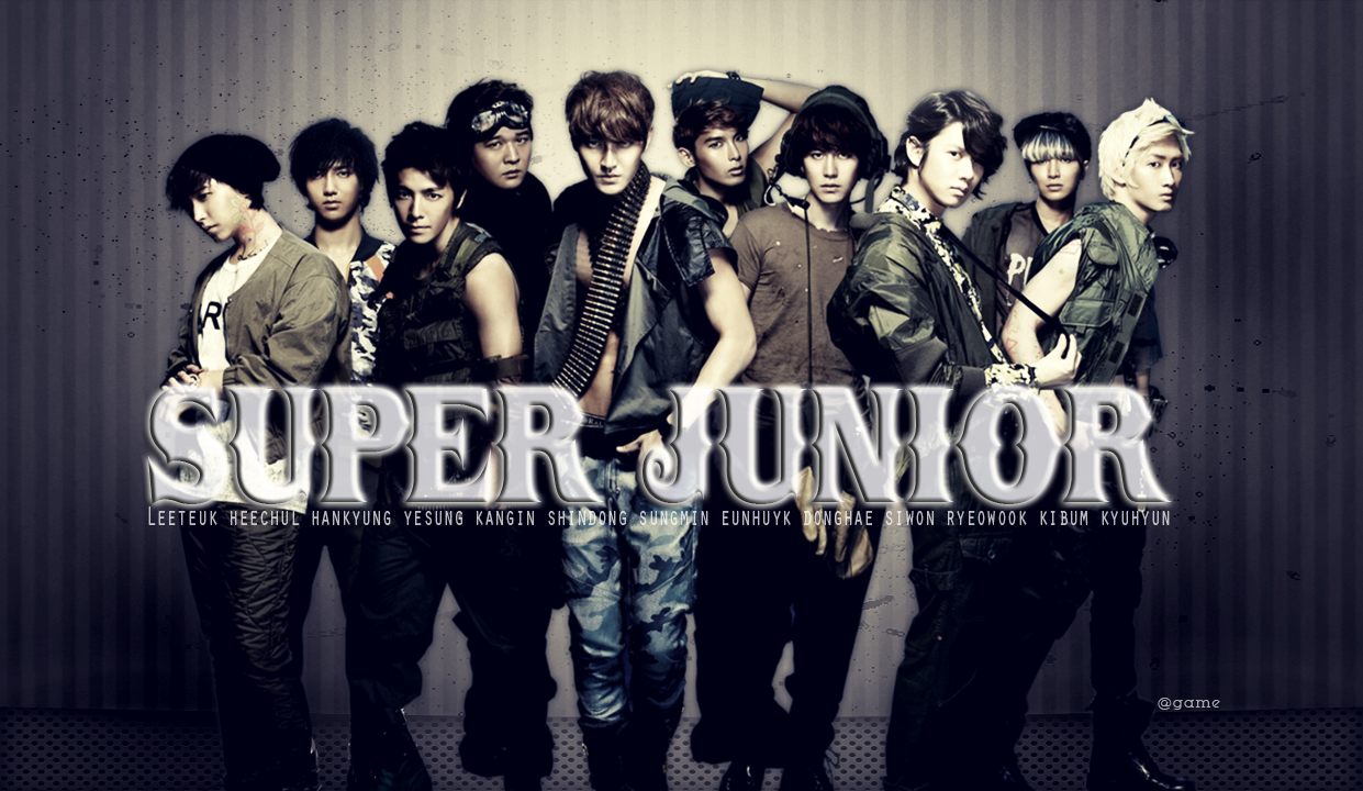 Super Junior 슈퍼주니어 es un grupo coreano creado por SMS 