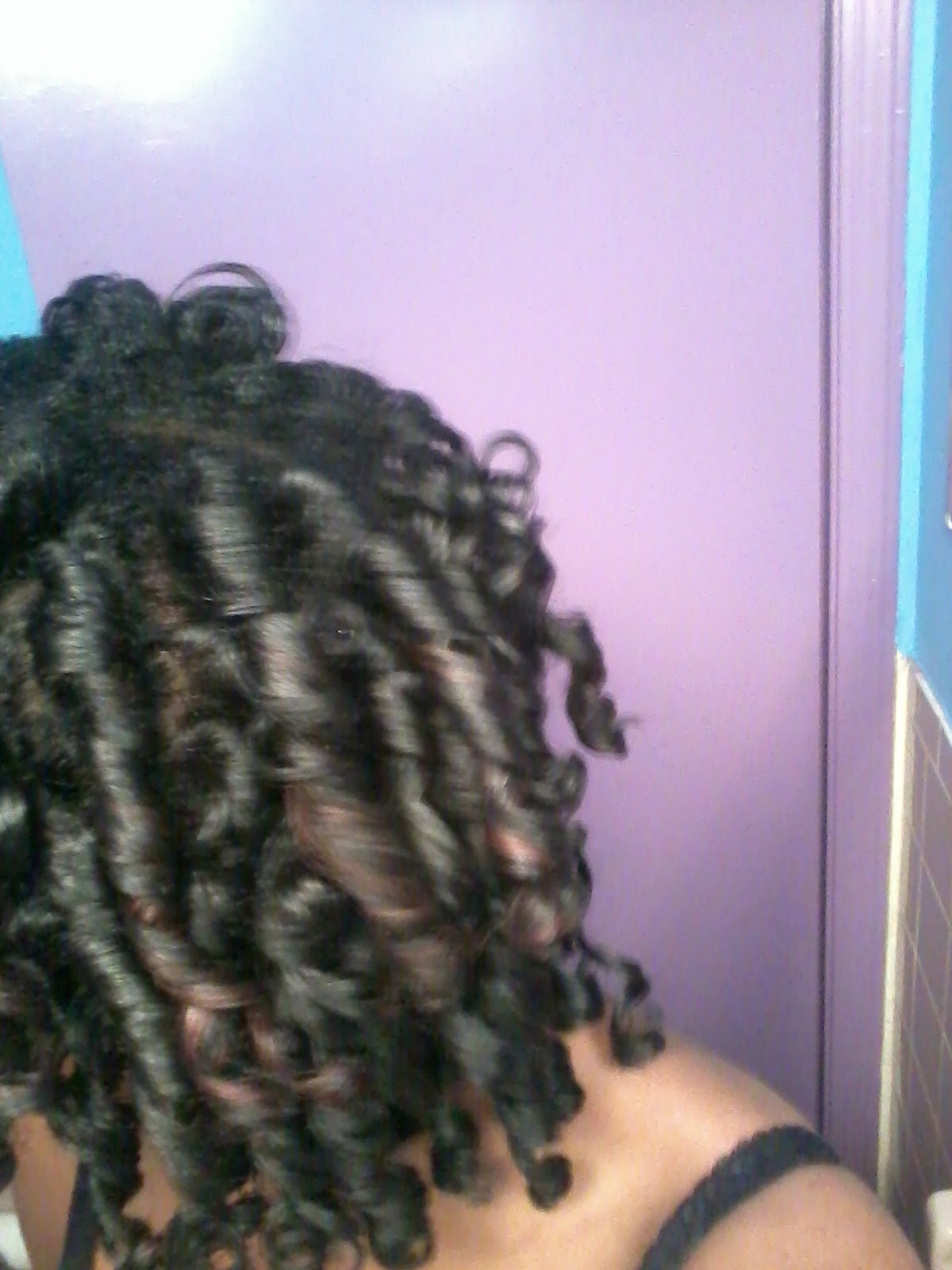 Your Africa Is Showing Hair Style for the New Year Flexi Rod Set + Updo