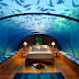 Underwater hotel room at Conrad Maldives Rangali Island Hotel