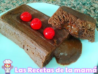 Bizcocho con chocolate