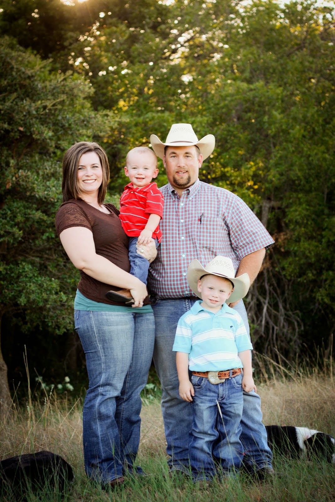 Brett, Lacey, Grady, and Hudson Carter