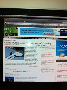 October 16, 2012: @ Real Clear Energy