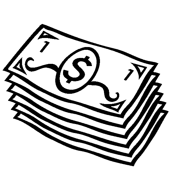 Free Money Coloring Pages : Dollar Bills | Cartoon Coloring Pages