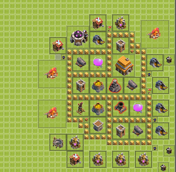 War Base Clash of Clans TH 5 Terbaik War Base Clash of Clans TH 5 Terbaik