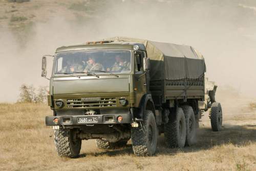truk pembawa Howitzer truk pembawa Howitzer