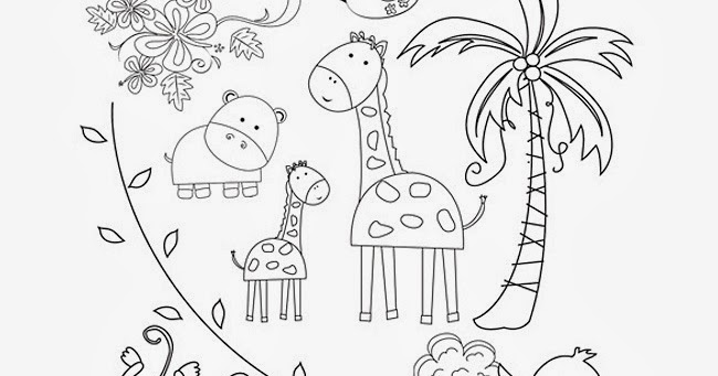 Mundo bichejos: Dibujos de animales salvajes para colorear.