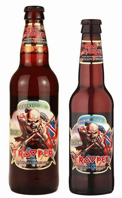 Only 1 Left IRON MAIDEN 2013 Trooper Rare Collectible Pint Bottle UK Last One!