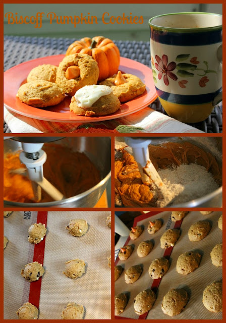 Pumpkin Biscoff Cookies/ This and That #pumpkin #biscoff #cookies