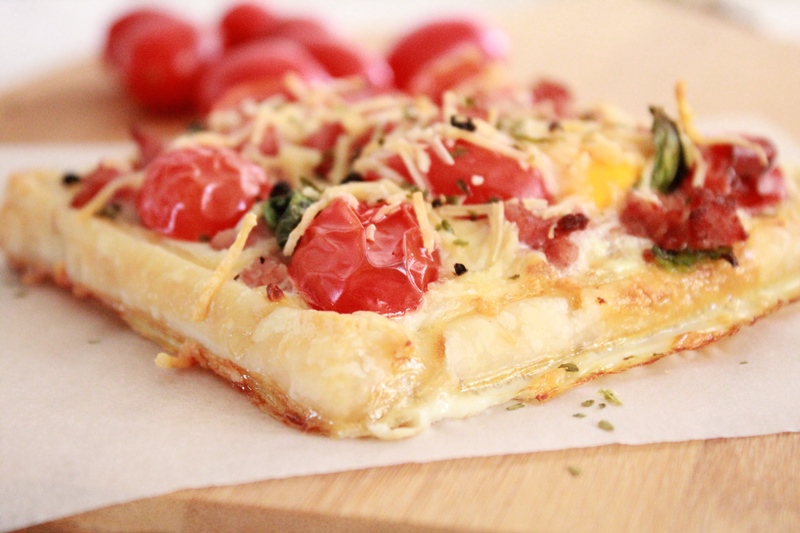 Rustic Egg and Bacon Tartlets Threadbare Creations