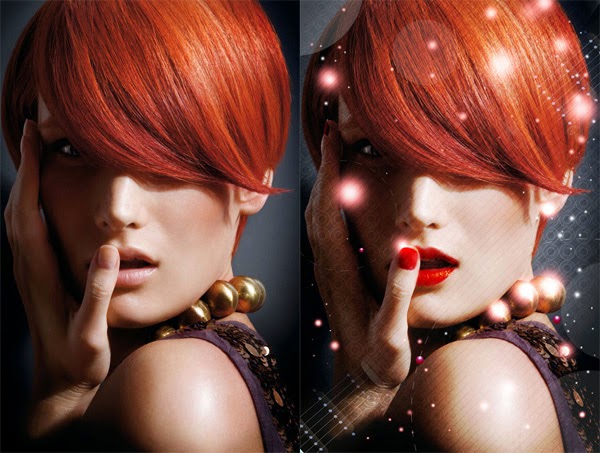 A Glamour Style Composition Using Patterns and Masks A Glamour Style Composition Using Patterns and Masks