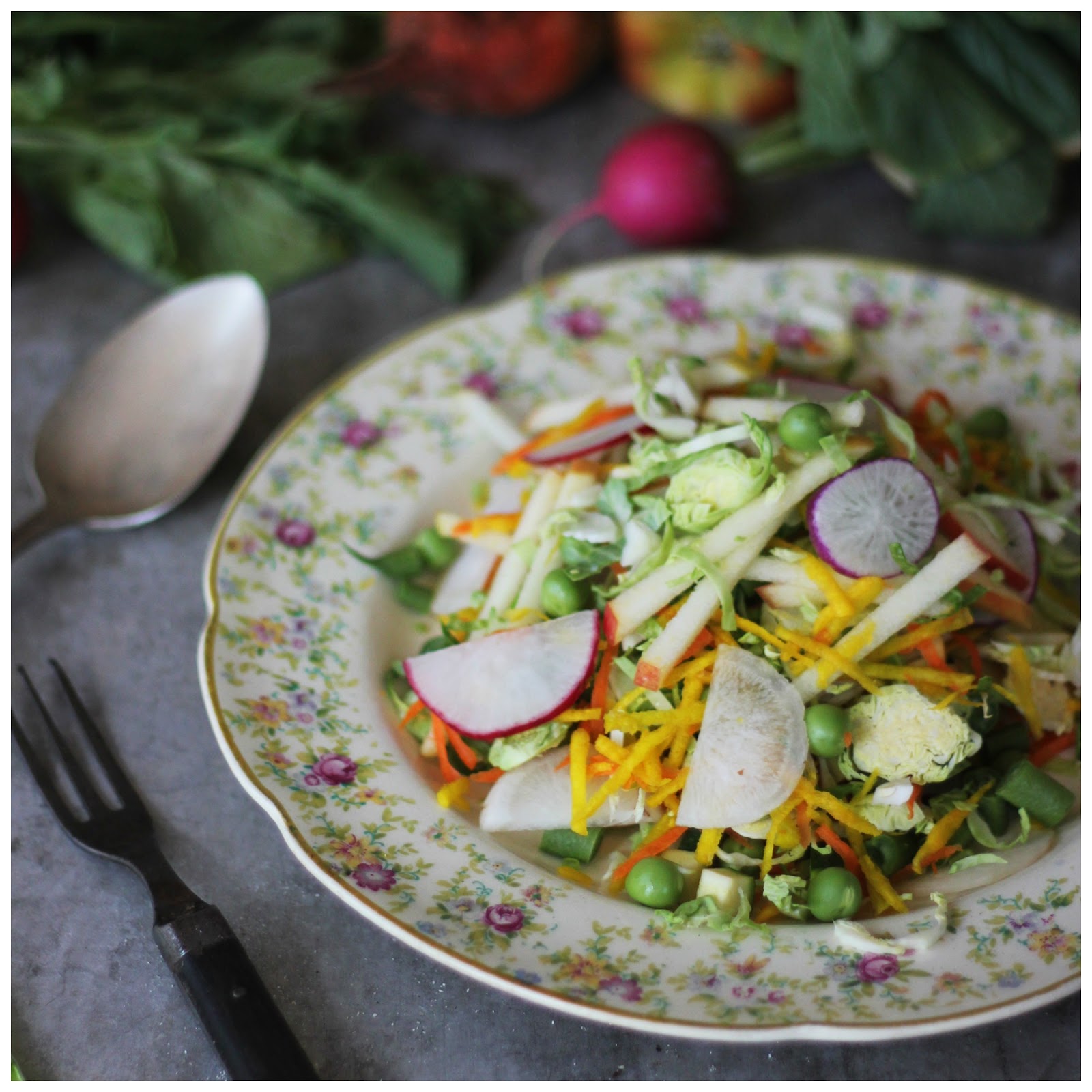 Chopped Spring Salad with Sunseed Dressing Wholehearted Eats