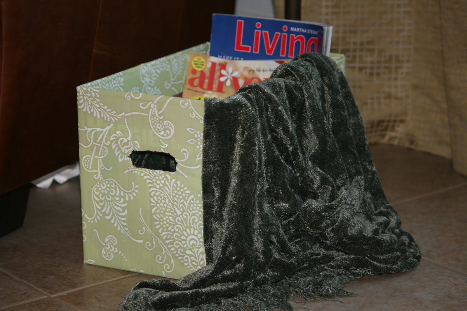 Dahoney Designs: DIY Tutorial- $1 Diaper Box Upcycle