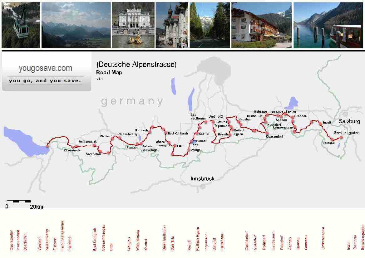 Easy Travelers German Alpine Road