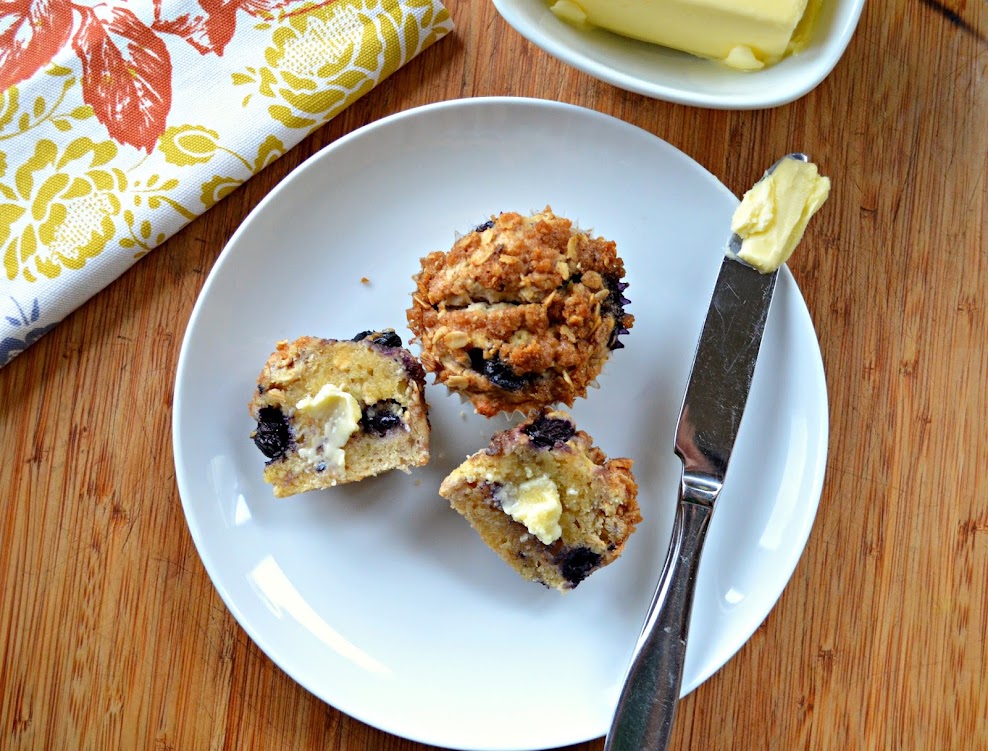 Blueberry Oatmeal Muffins With Streusel Serena Bakes Simply From Scratch