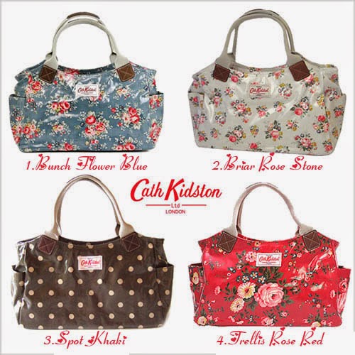 cath kidston blue spot bolsa