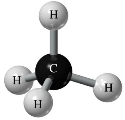 Molécula de Metano