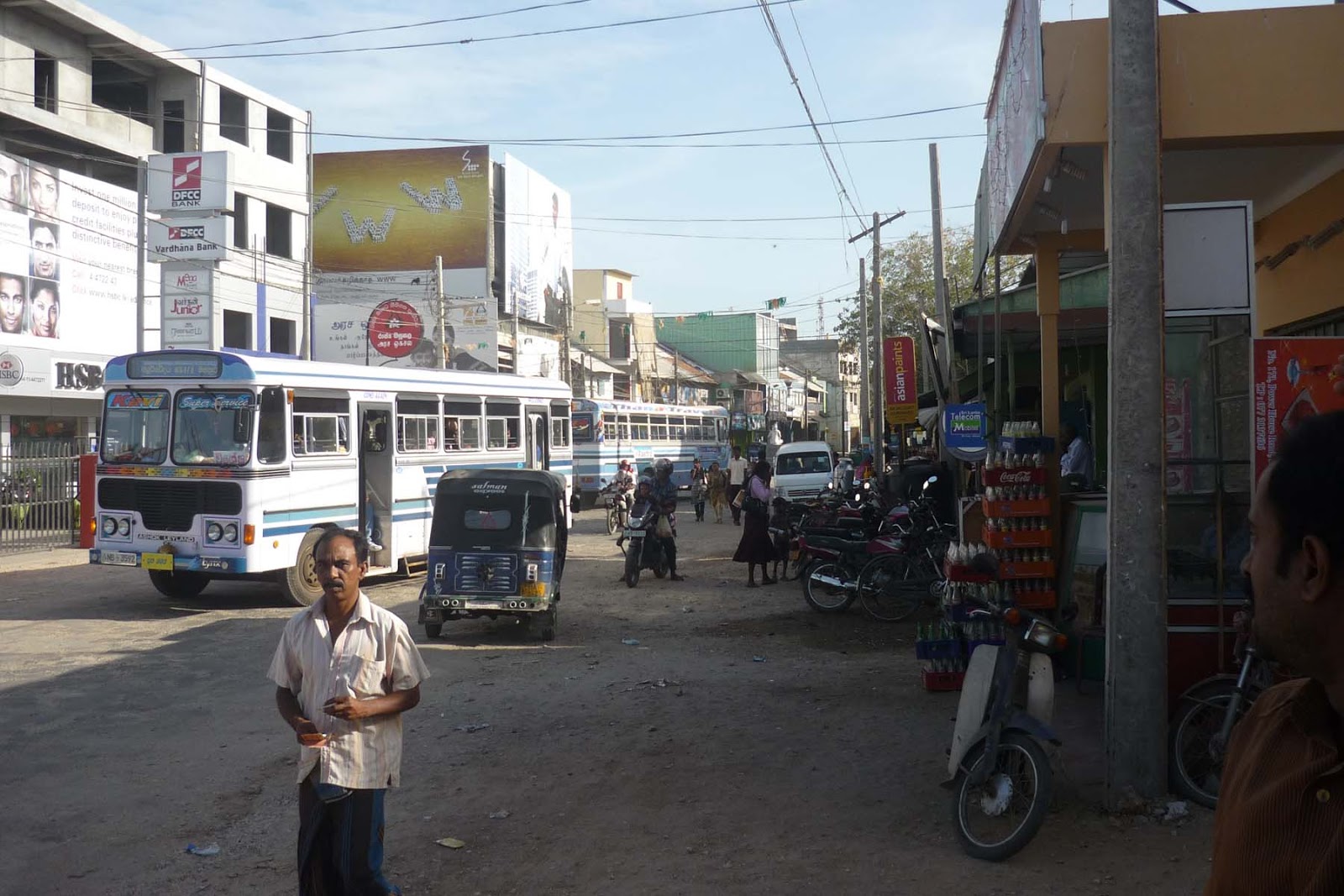 Camera Works. Jaffna Bus Stand in 2012
