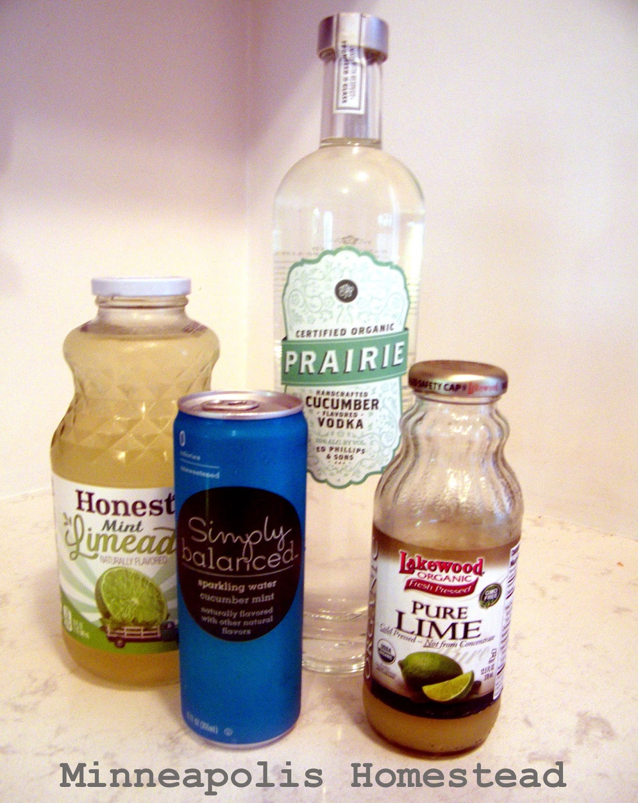 Light Cucumber Lime Vodka Coolers Minneapolis Homestead